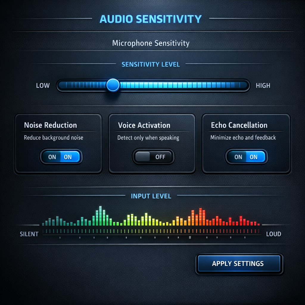 Voice recorders for homeowners: avoid missed recordings with sensitivity tuning