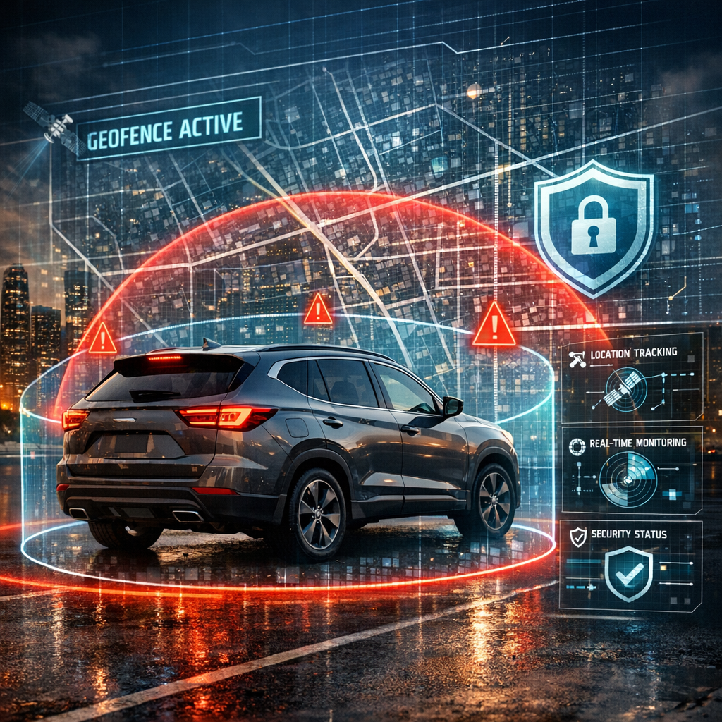 Geofencing GPS Tracker: How Virtual Boundaries Stop Vehicle Theft for Homeowners & Small Businesses