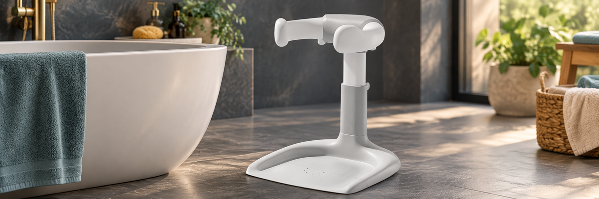 Baby Bath collection product in a practical setting