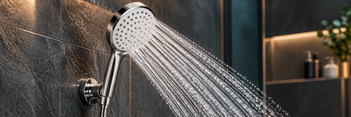 Bathroom collection product in a practical setting