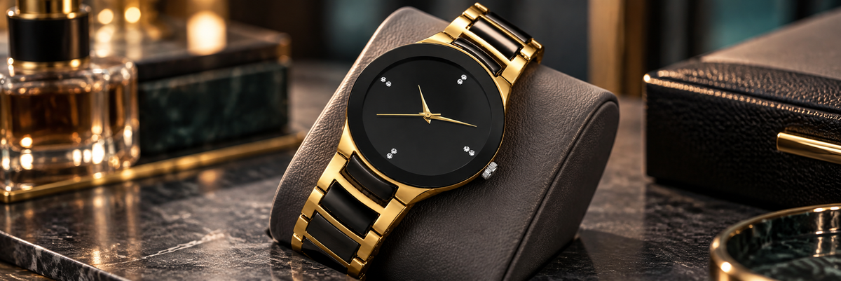 Watches collection product in a practical setting