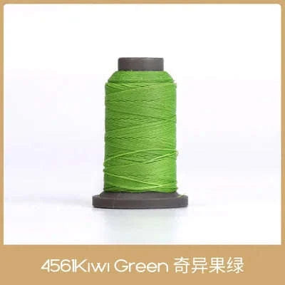 0.45mm Waxed Polyester Leather Sewing Thread 120m Spool-Kiwi Green-1spool / United States