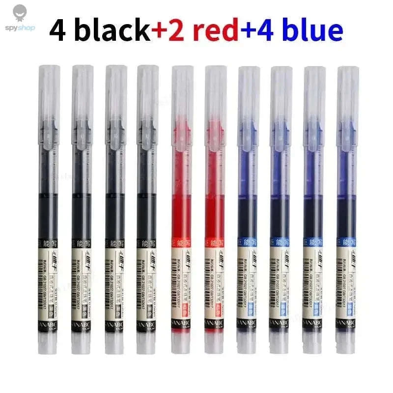 0.5mm Gel Pen Set – Smooth, Precise Writing for School and Office-10pcs red