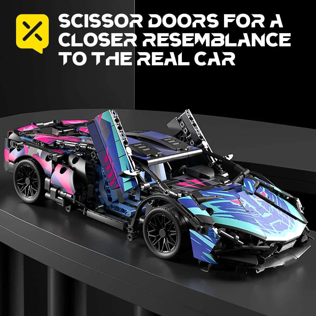 1:14 Racing Car Building Blocks Model for Display-66612 no box