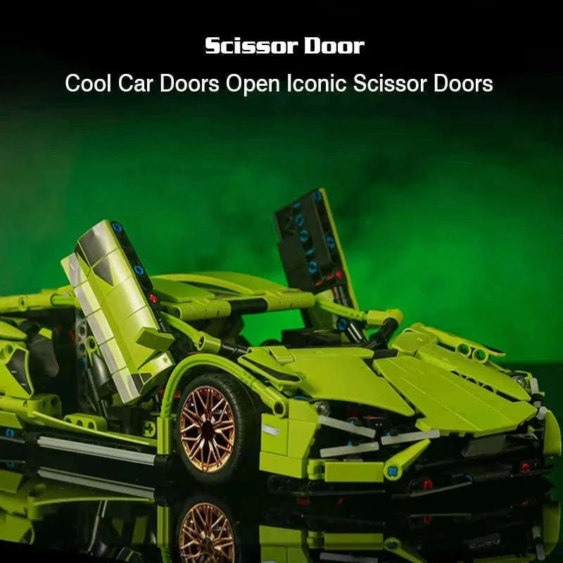 1:14 Racing Car Building Blocks Model for Display-66612 no box