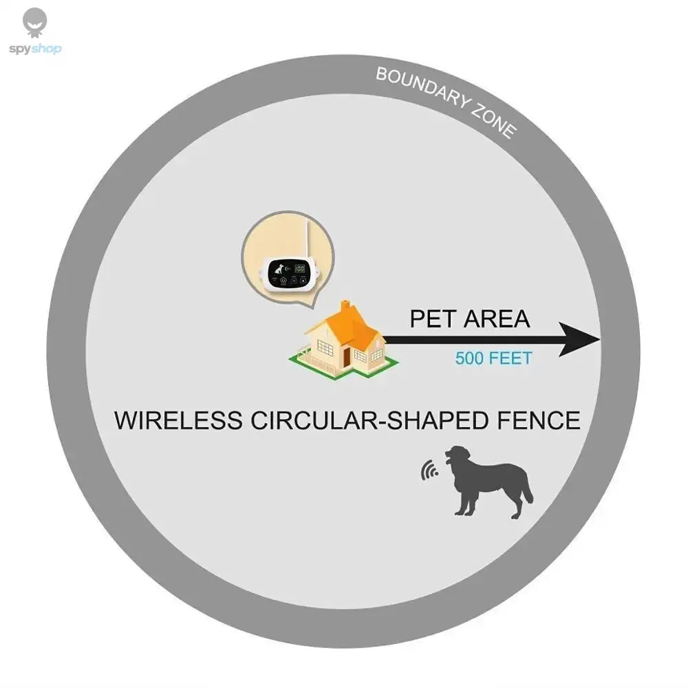 1/2/3 Wireless Electric Dog Pet Fence Shock Collar System Waterproof Transmitter 100g2280 Spy-shop.com