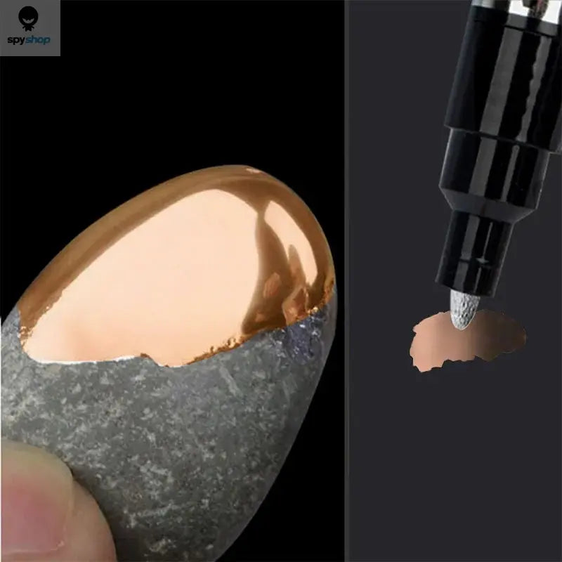 1/2/3pcs Mirror Marker Pen DIY Reflective Paint Pens Mirror Markers Chrome Gold SILVER Copper Color Signature Car Art Craftwork Spy-shop.com