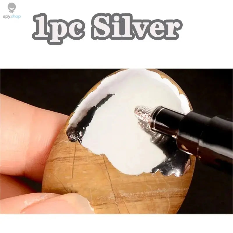 1/2/3pcs Mirror Marker Pen DIY Reflective Paint Pens Mirror Markers Chrome Gold SILVER Copper Color Signature Car Art Craftwork Spy-shop.com
