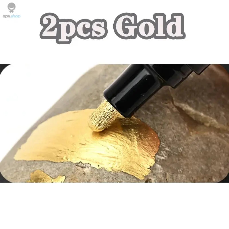 1/2/3pcs Mirror Marker Pen DIY Reflective Paint Pens Mirror Markers Chrome Gold SILVER Copper Color Signature Car Art Craftwork Spy-shop.com