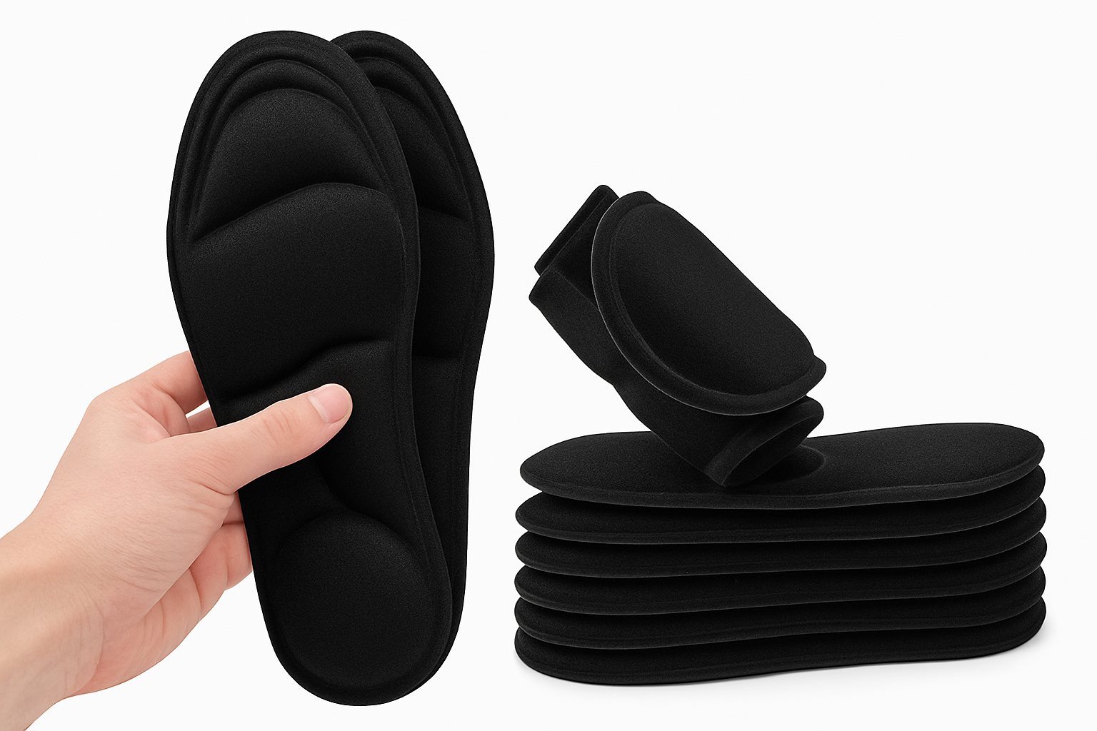 5D Massage Memory-Schaum-Einlegesohlen für Schuhe