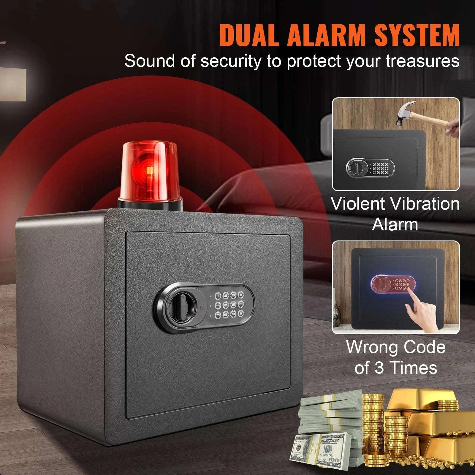 1.2 Cubic Foot Electronic Safe Box with Digital Access-1.2 Cubbic Fit / CZECH REPUBLIC