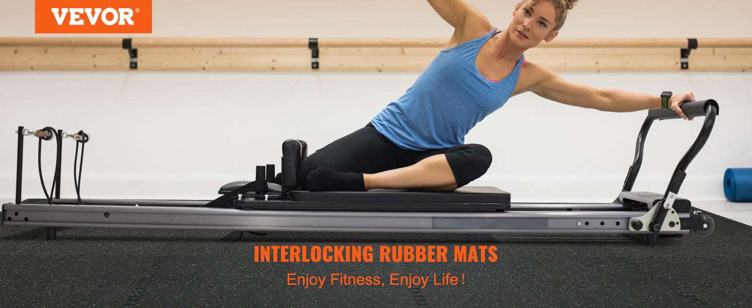 1/2 Inch Interlocking Gym Floor Mats EVA Foam & Rubber Tiles-25PCS / Poland