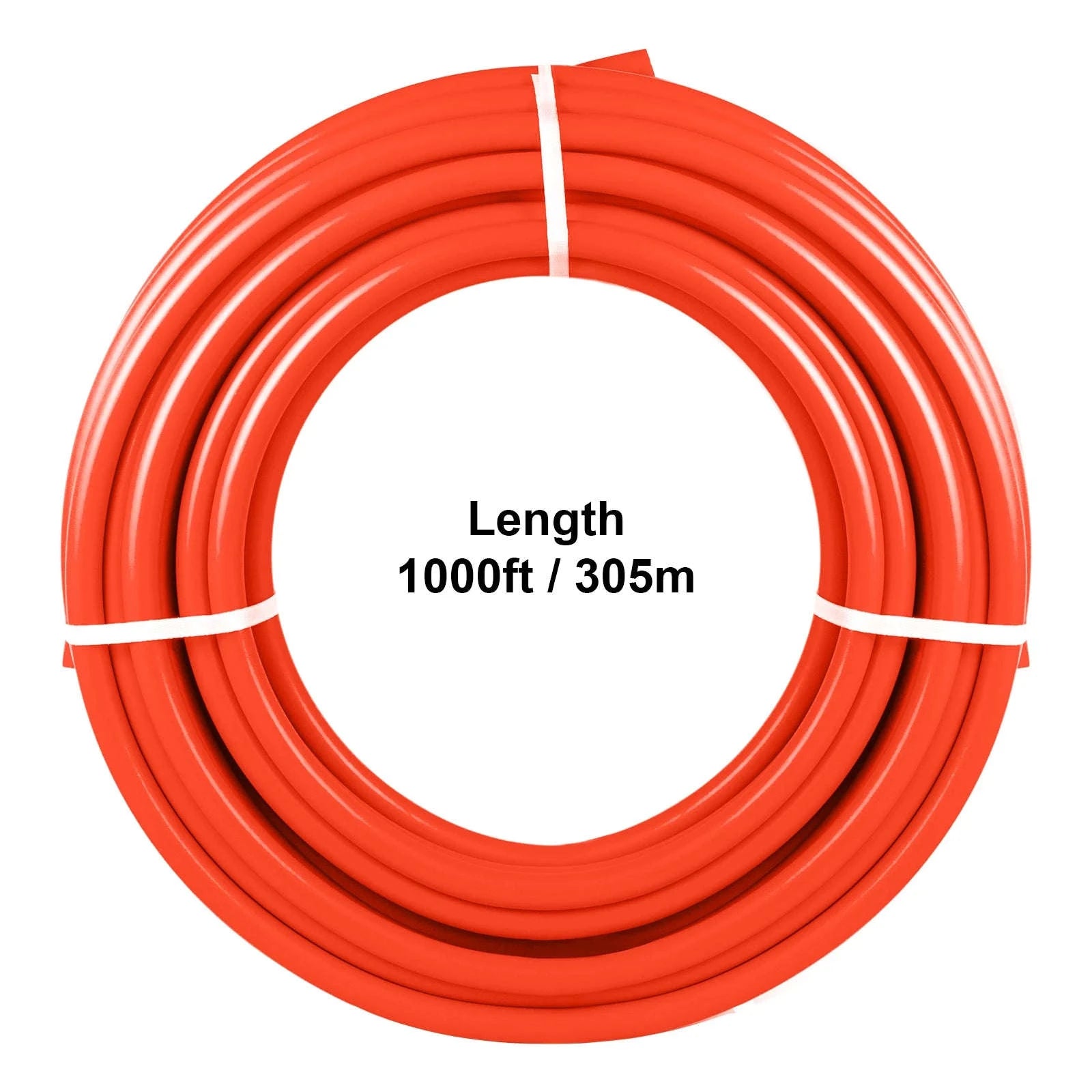 1/2 Inch x 1000 ft Oxygen Barrier PEX Tube for Radiant Floor Heating and Hot/Cold Water-red / United States