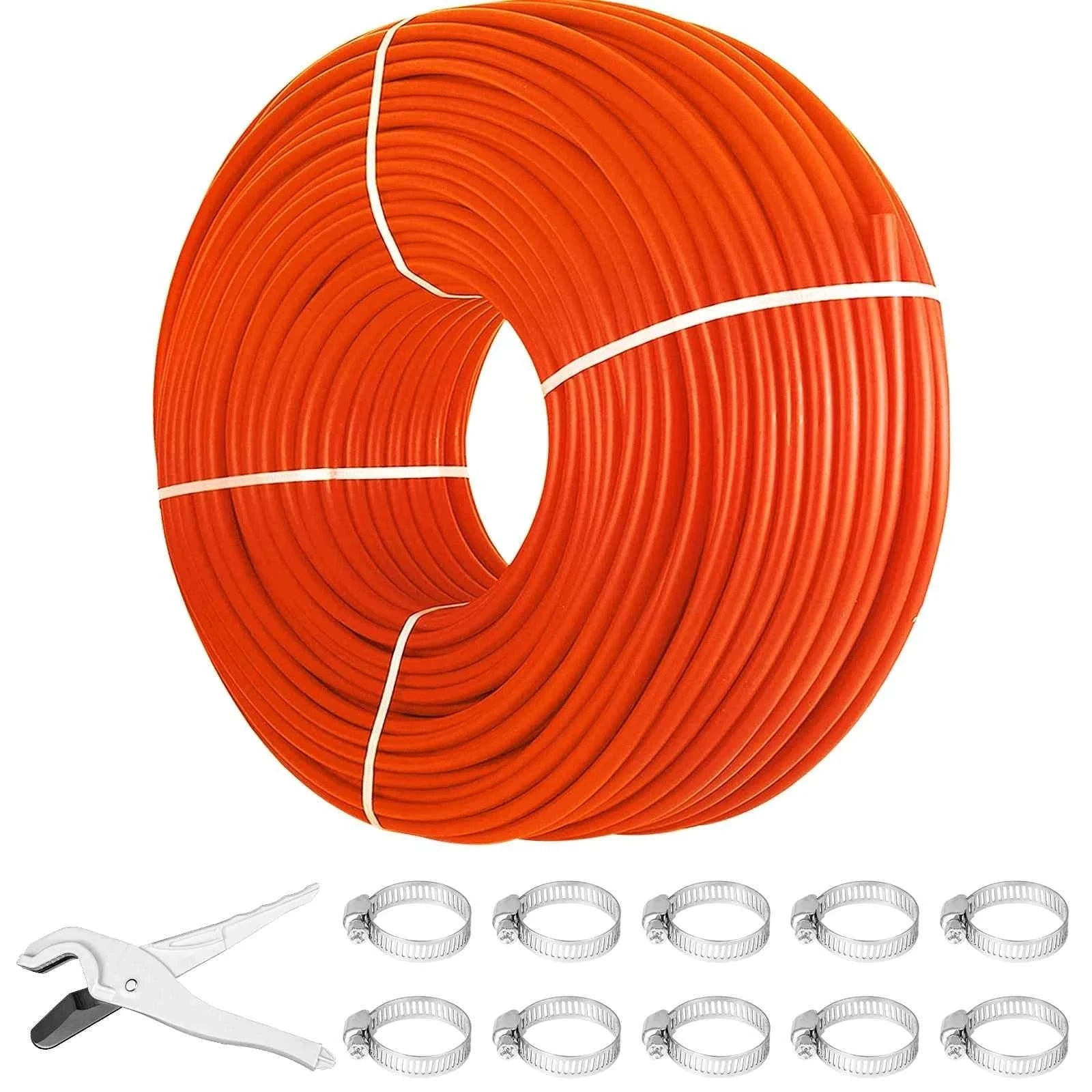 1/2 Inch x 1000 ft Oxygen Barrier PEX Tube for Radiant Floor Heating and Hot/Cold Water-red / United States