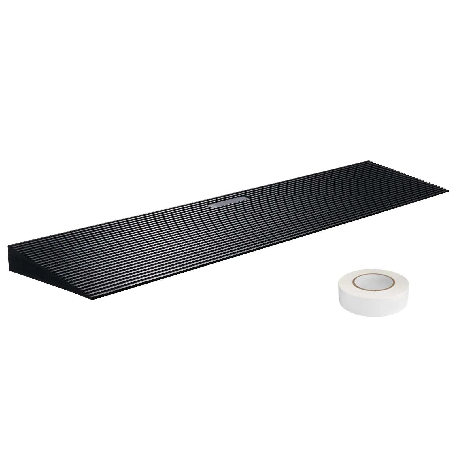 1.2" Threshold Ramp Rubber Wheelchair Ramp Cuttable Heavy Duty-35.4x7.9x1.2in / United States