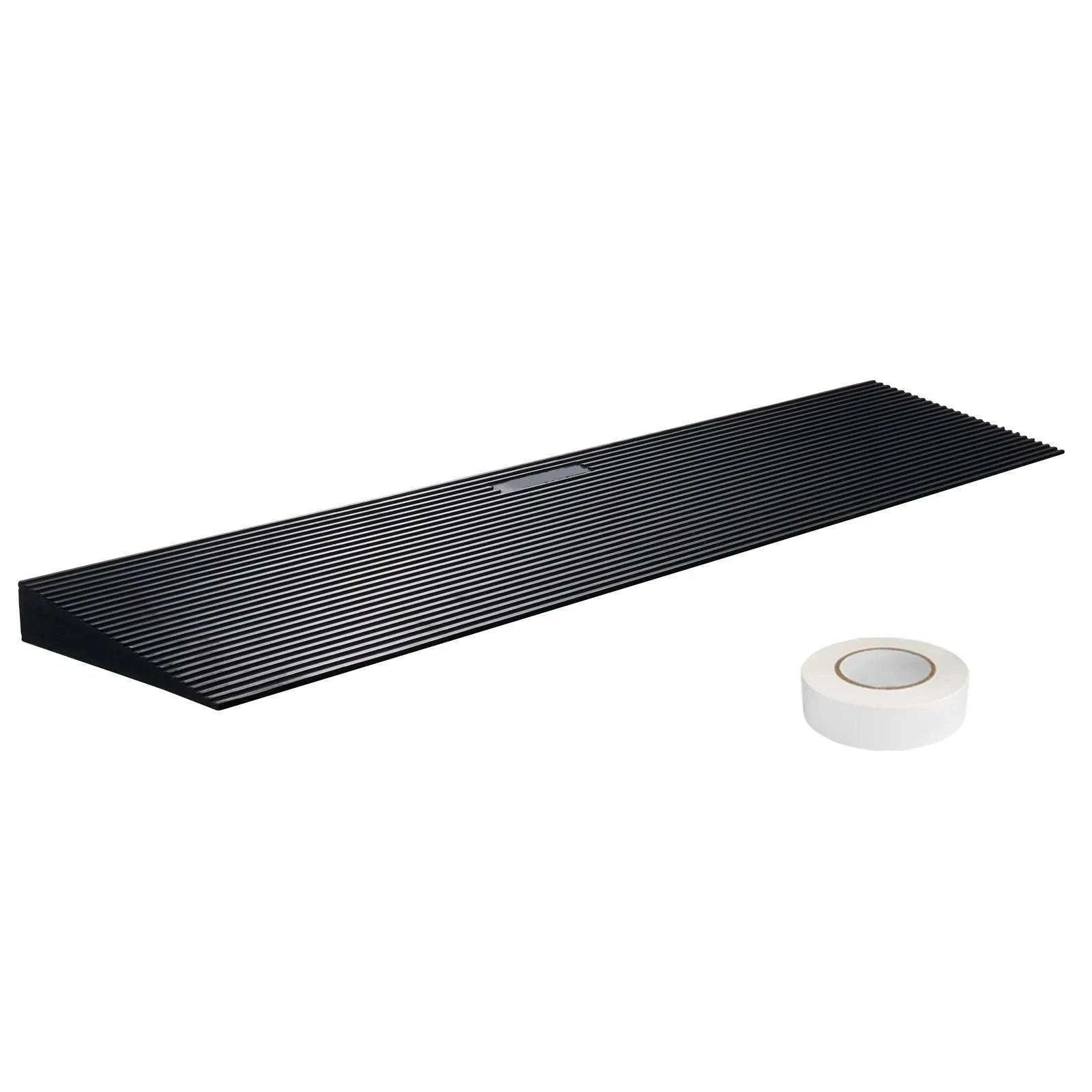 1.2" Threshold Ramp Rubber Wheelchair Ramp Cuttable Heavy Duty-35.4x7.9x1.2in / United States