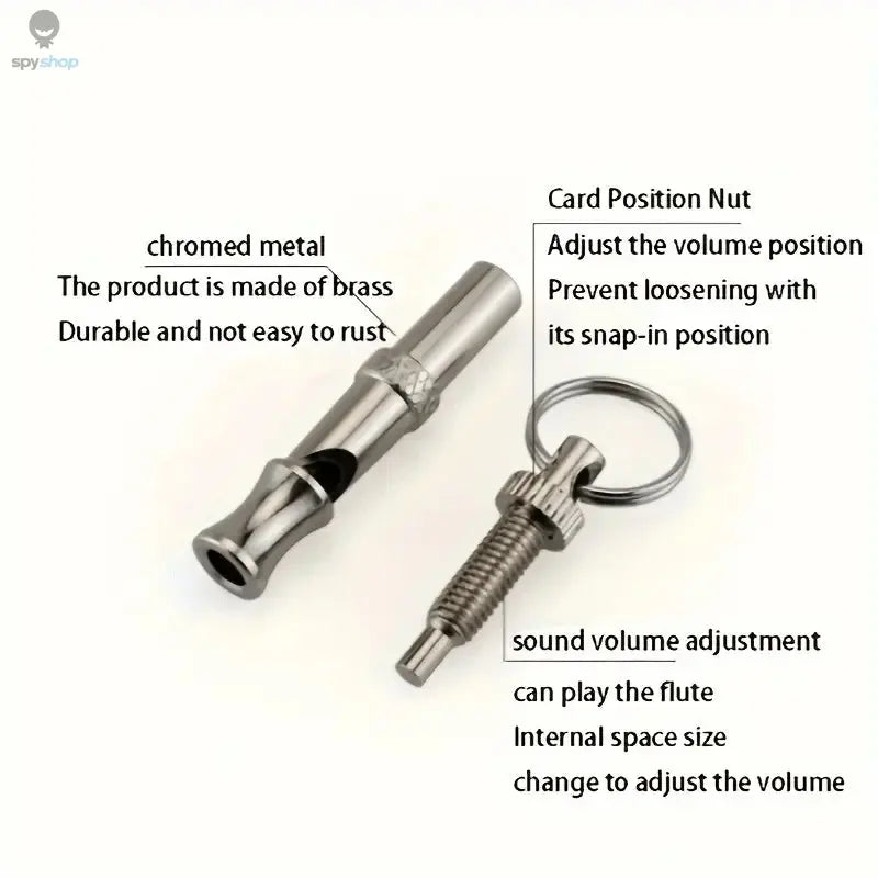 1/2Pcs Dog Whistle To Stop Barking, Adjustable Sound Pitch Dog Whistle With Keychain, Professional Recall Pet Puppy Cat Dog Spy-shop.com