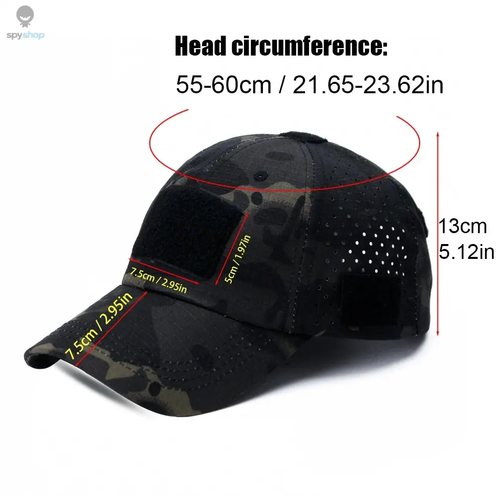 1/2pcs New Men Camouflage Baseball Cap Breathable Sunscreen Hat Outdoor Sports Hunting Hiking Camping Beach Fishing Sun Hat Spy-shop.com
