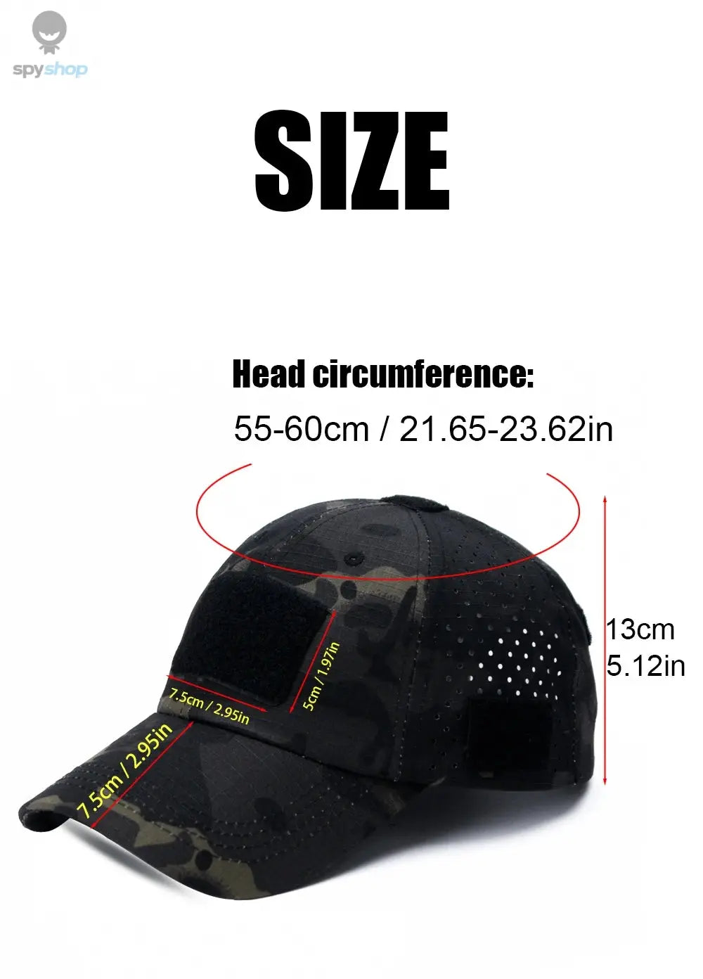 1/2pcs New Men Camouflage Baseball Cap Breathable Sunscreen Hat Outdoor Sports Hunting Hiking Camping Beach Fishing Sun Hat Spy-shop.com