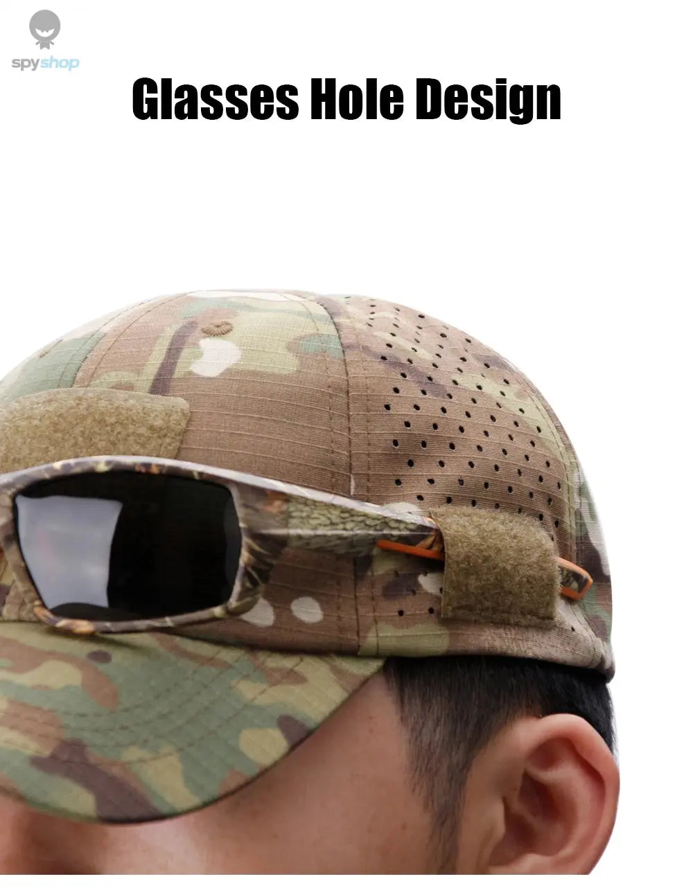 1/2pcs New Men Camouflage Baseball Cap Breathable Sunscreen Hat Outdoor Sports Hunting Hiking Camping Beach Fishing Sun Hat Spy-shop.com