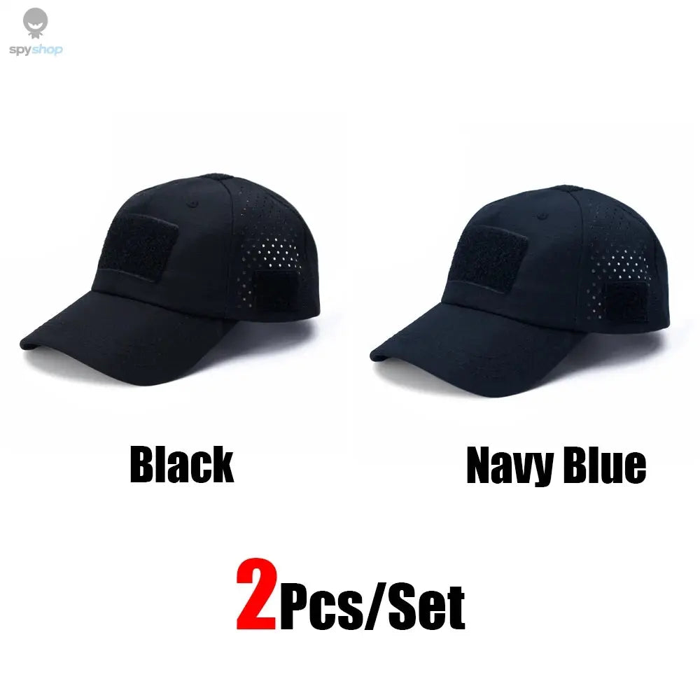 1/2pcs New Men Camouflage Baseball Cap Breathable Sunscreen Hat Outdoor Sports Hunting Hiking Camping Beach Fishing Sun Hat Spy-shop.com