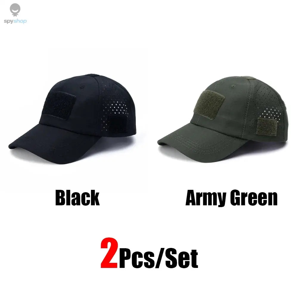 1/2pcs New Men Camouflage Baseball Cap Breathable Sunscreen Hat Outdoor Sports Hunting Hiking Camping Beach Fishing Sun Hat Spy-shop.com