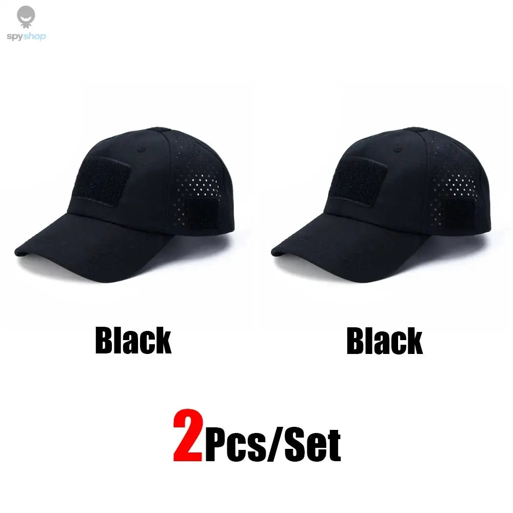 1/2pcs New Men Camouflage Baseball Cap Breathable Sunscreen Hat Outdoor Sports Hunting Hiking Camping Beach Fishing Sun Hat Spy-shop.com