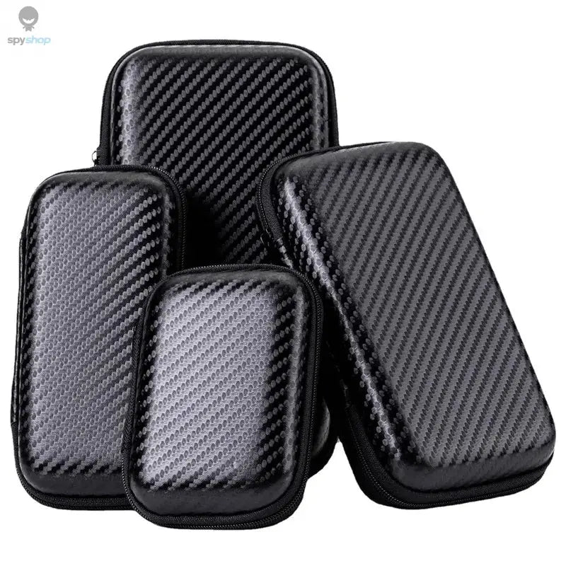 1/2pcs Portable Eva Storage Bag Zipper Pouch Mobile Phone Charger Protection Bag Mobile Hard Disk Bag U Disk Data Cable Storage Spy-shop.com