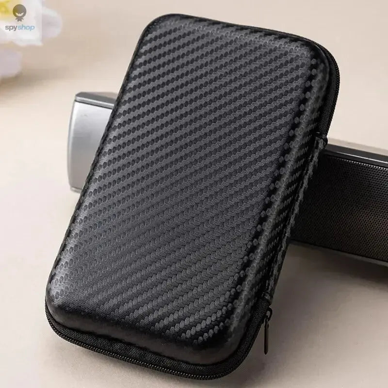 1/2pcs Portable Eva Storage Bag Zipper Pouch Mobile Phone Charger Protection Bag Mobile Hard Disk Bag U Disk Data Cable Storage Spy-shop.com