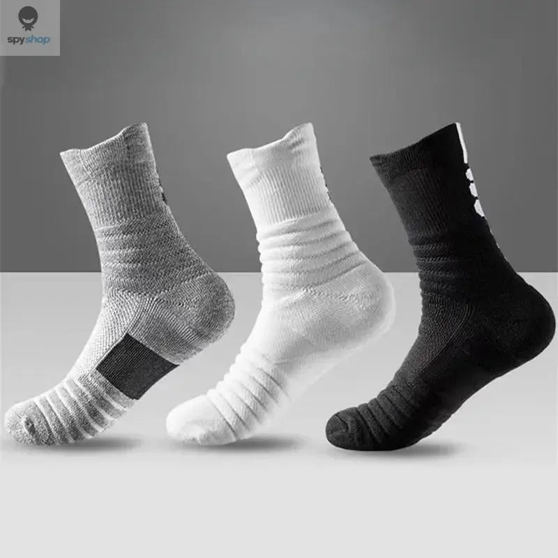 1/3 Pairs Anti-slip Football Socks Men Cotton Sock Short Long Tube Soccer Basketball Sport Socks Breathable Deodorous Sock 39-45 Spy-shop.com
