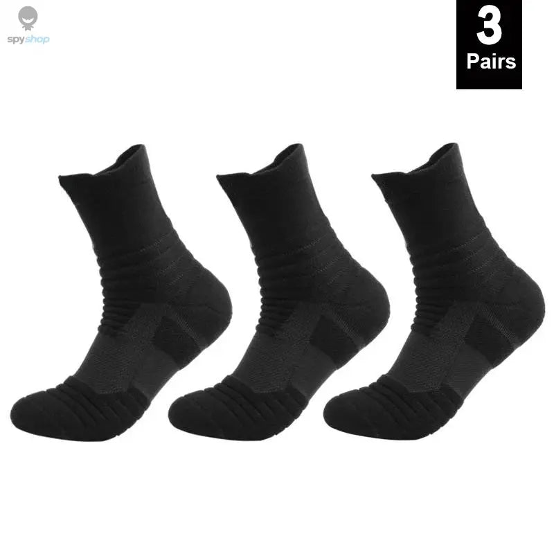 1/3 Pairs Anti-slip Football Socks Men Cotton Sock Short Long Tube Soccer Basketball Sport Socks Breathable Deodorous Sock 39-45 Spy-shop.com