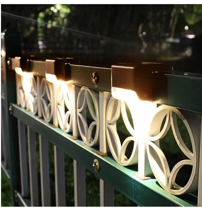 1/4/8/12/pcs Solar LED Lights Outdoor Garden Light Deck Lamp Solar Stairs Light Waterproof Solar Step Lamp Patio Garden Decor Spy-shop.com