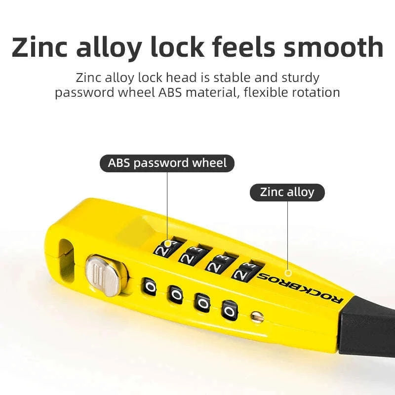 1.5m Cable Lock for Bikes, E-Bikes and Helmets-DL1006