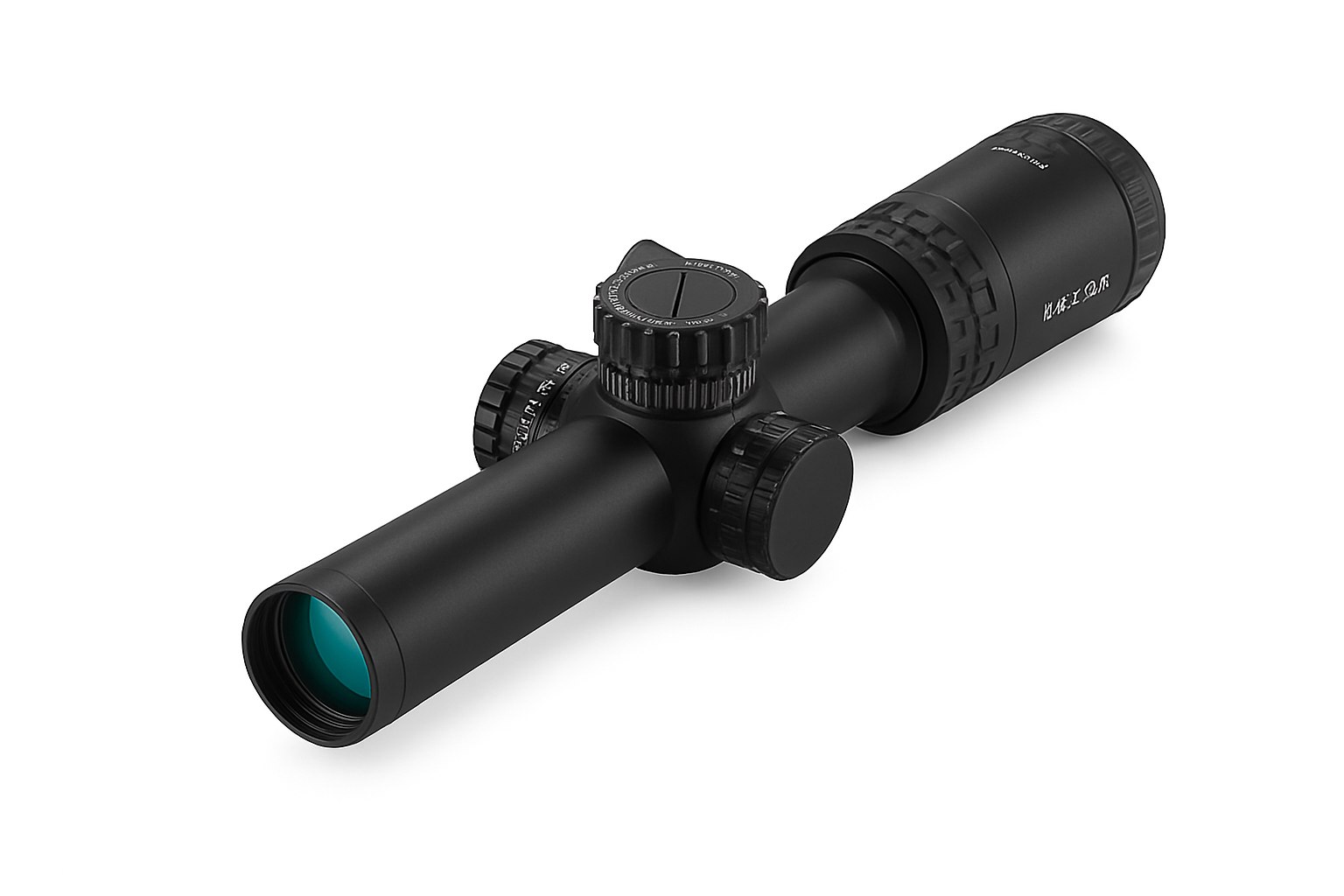 1-5x24 Tactical Rifle Scope with Red/Green Illumination