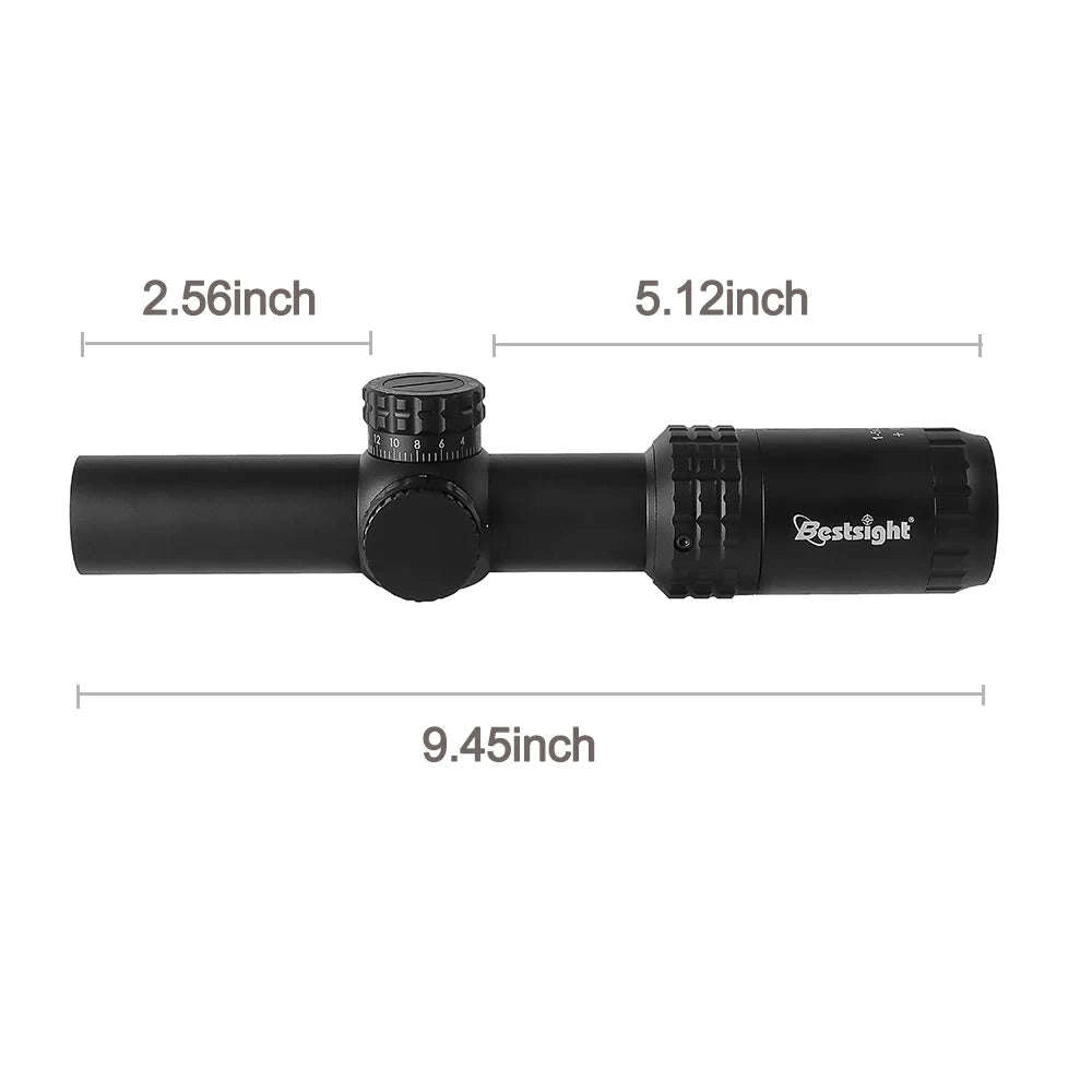 1-5X24 Tactical Rifle Scope with Red/Green Illumination-sight with 20mm / Poland