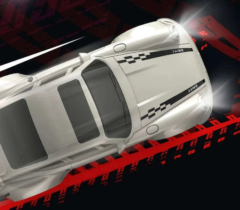 1/64 High Speed Drift RC Car 4WD for Precise Mini Drifts-KF20 Black OB