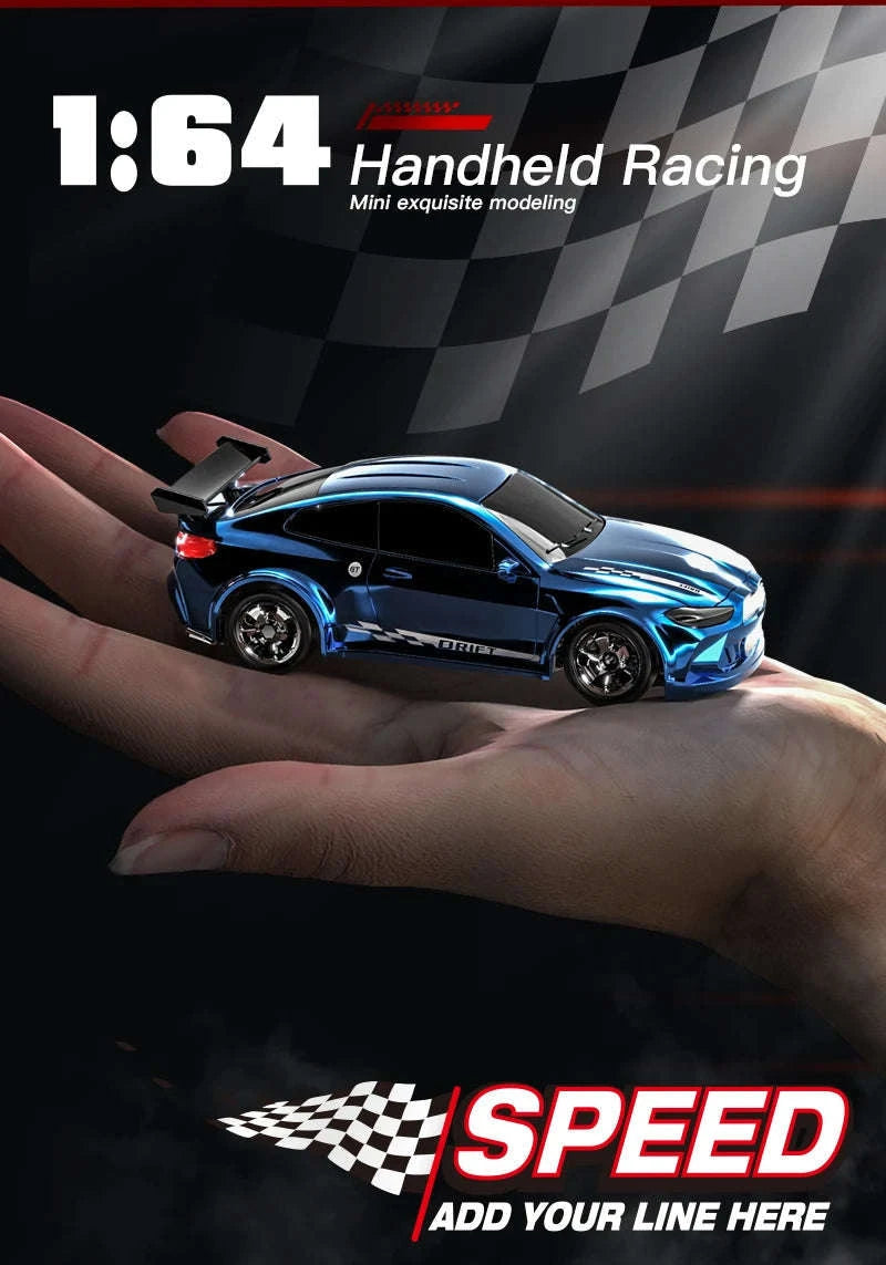 1/64 High Speed Drift RC Car 4WD-KF20 Black OB