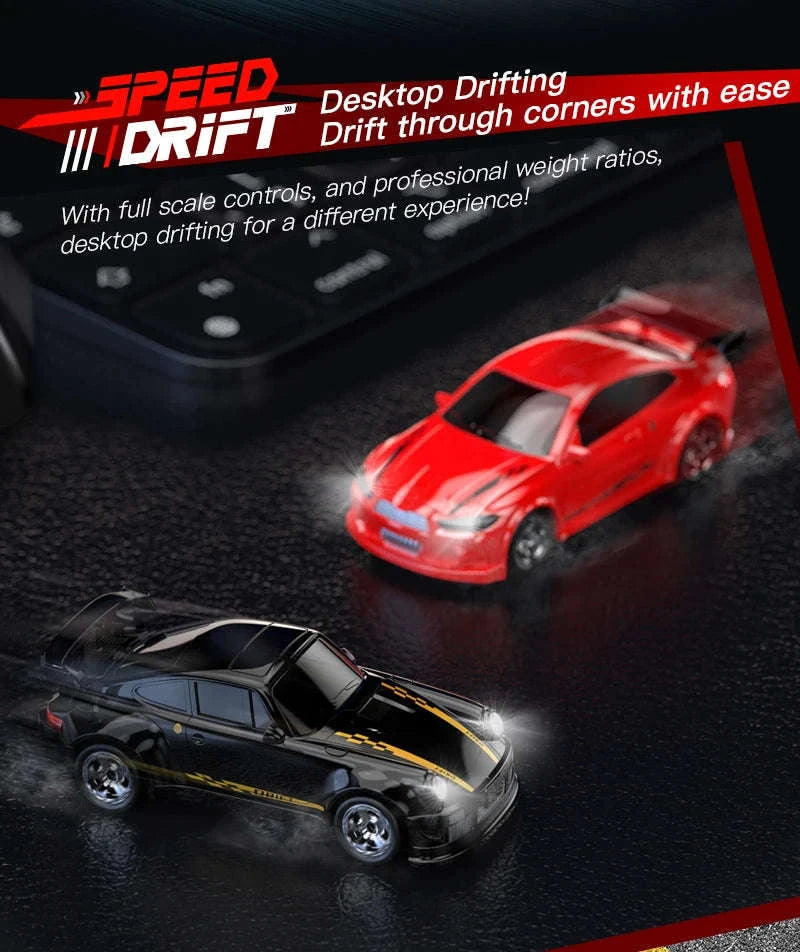 1/64 High Speed Drift RC Car 4WD-KF20 Black OB