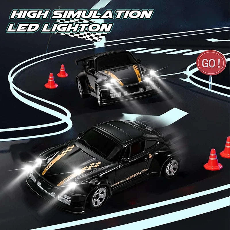 1/64 High‑Speed Drift RC Car 4WD Mini Racing Model-1-64 Red Box / China Mainland