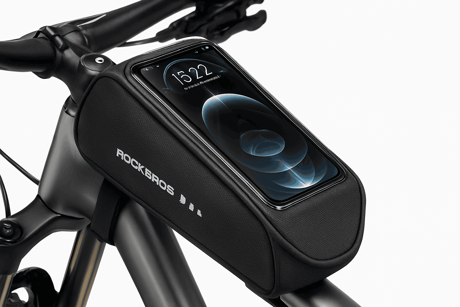 1.7L Waterproof Bike Frame Bag with Touchscreen-30120064001 / About 1.7L