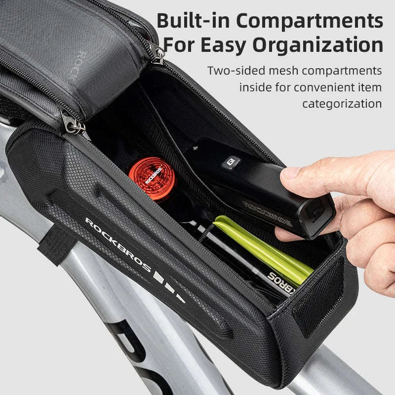 1.7L Waterproof Bike Frame Bag with Touchscreen-30120064001 / About 1.7L