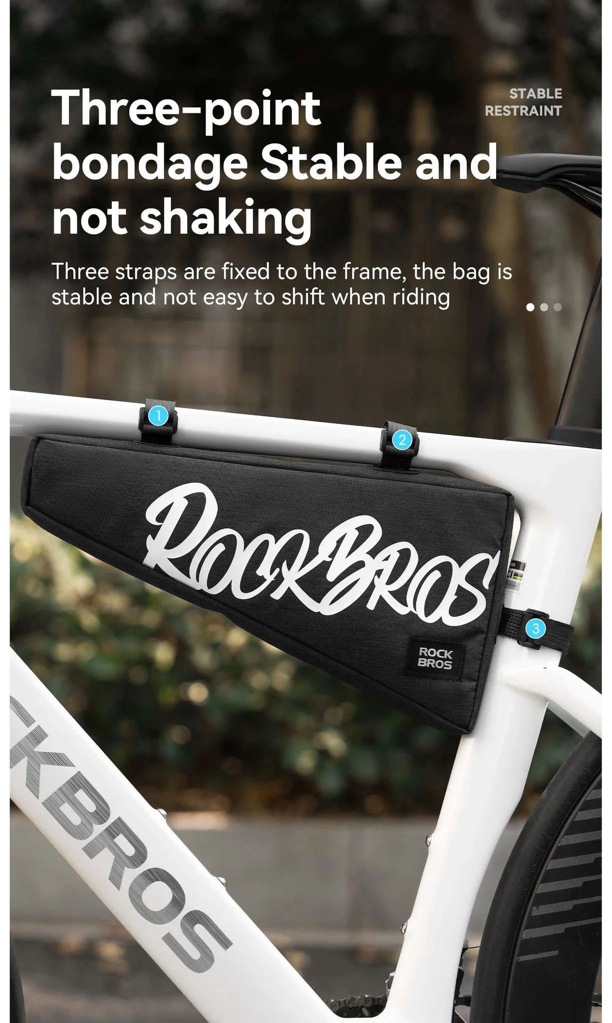 1.9L Waterproof Bicycle Triangle Frame Bag-30180028002