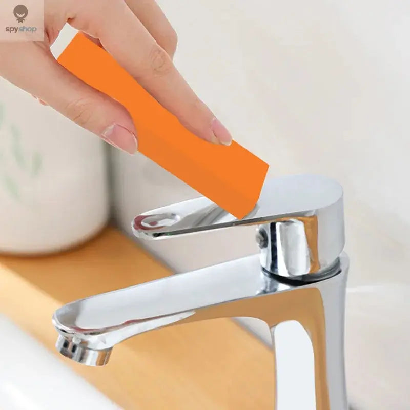 1 Pc Easy Limescale Eraser Rubber Household Kitchen Cleaning Tools Kitchen Toilet Rust Brush Bathroom Glass Rust Remover Spy-shop.com