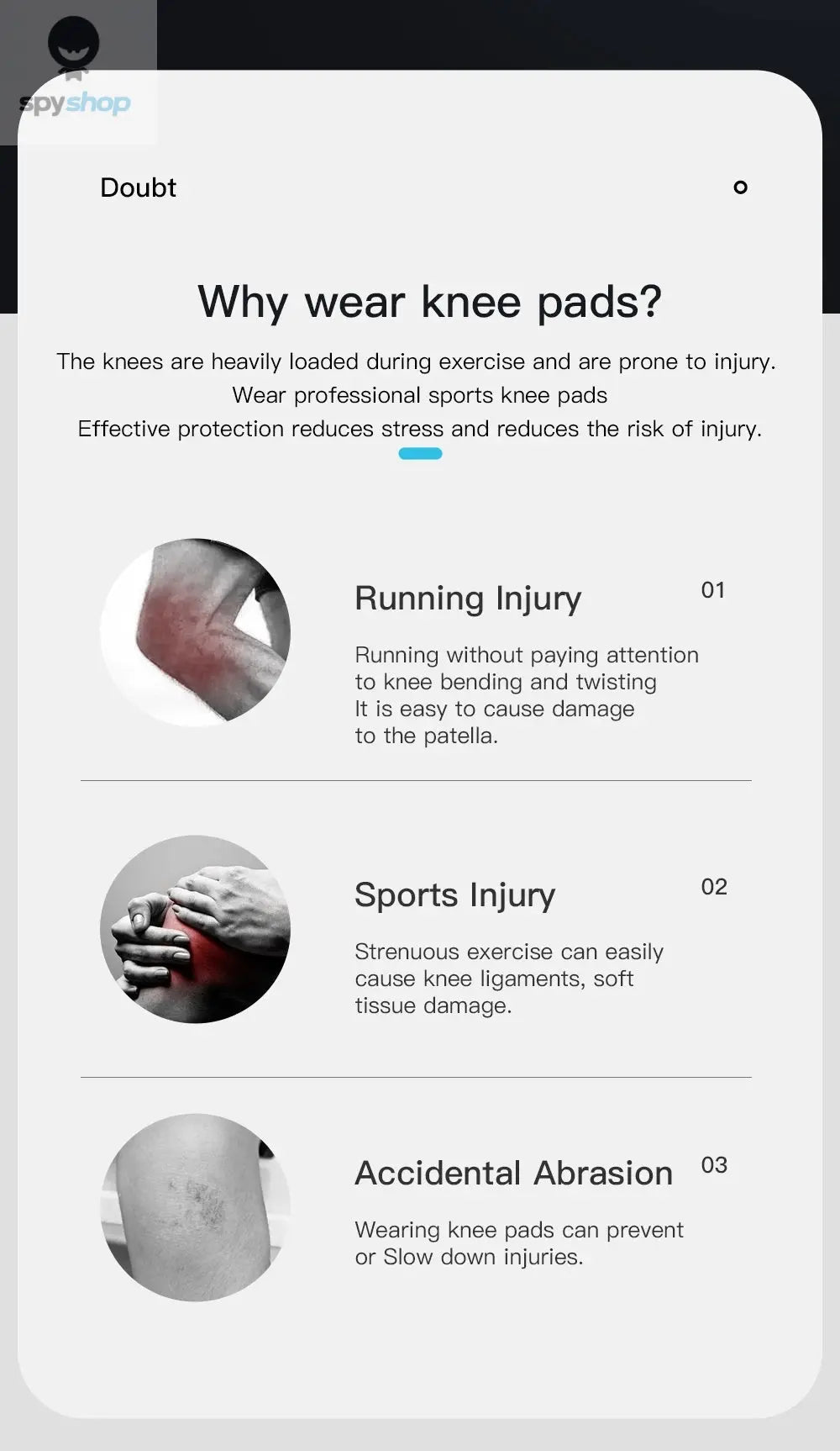 1 Pcs Compression Knee Support Sleeve Elastic Breathable Knee Pads Brace Springs Gym Sports Protector Basketball Volleyball Run Spy-shop.com