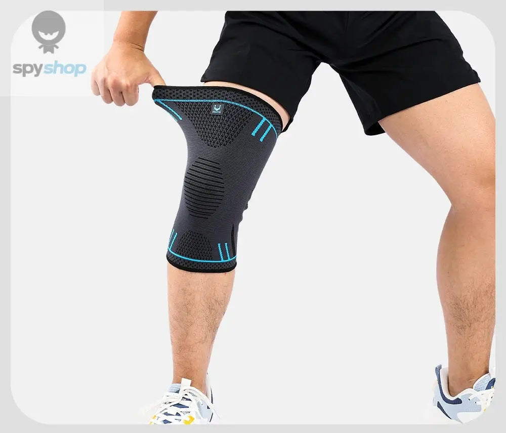 1 Pcs Compression Knee Support Sleeve Elastic Breathable Knee Pads Brace Springs Gym Sports Protector Basketball Volleyball Run Spy-shop.com