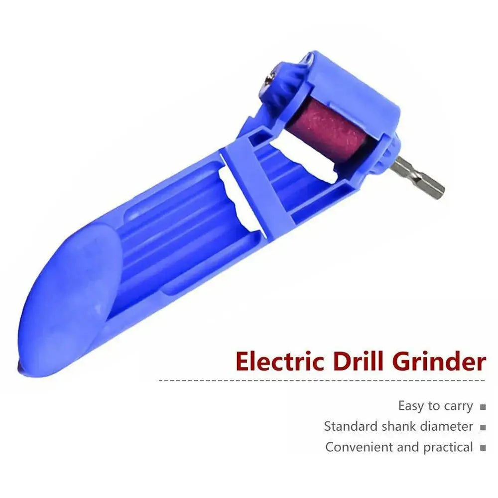 1 Set Portable Drill Bit Sharpener Sharpening Tool Drill Sharpener Wrench Corundum Grinding Wheel Millstone Accessories Tool set