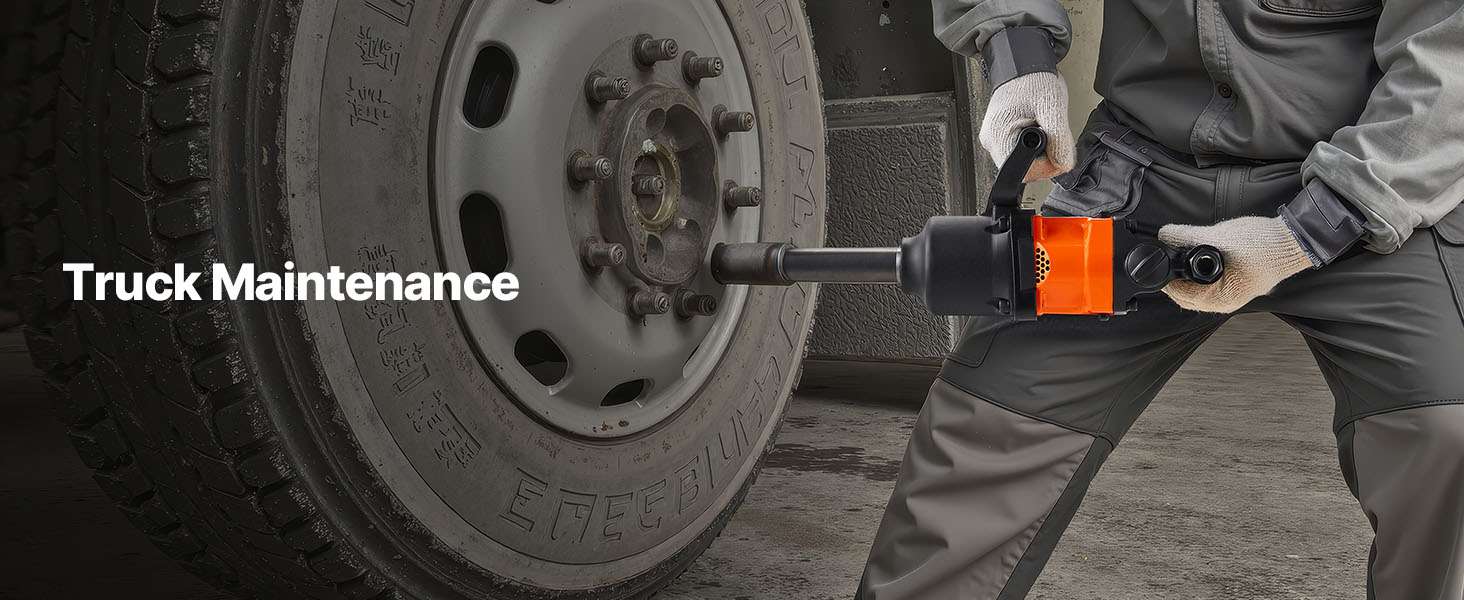 1" Air Impact Wrench 1800 ft-lbs Torque Heavy Duty Pneumatic Gun-1inch / United States