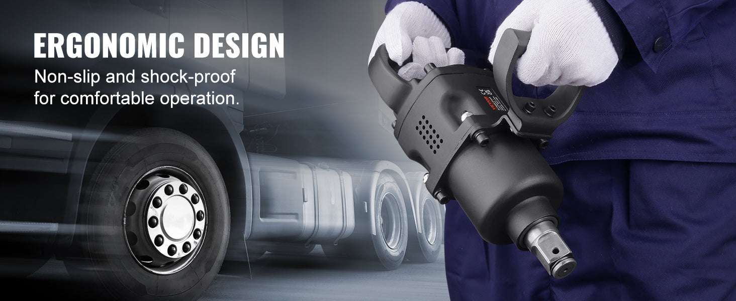 1" Air Impact Wrench 2730 ft-lbs Heavy Duty Pneumatic Gun-United States