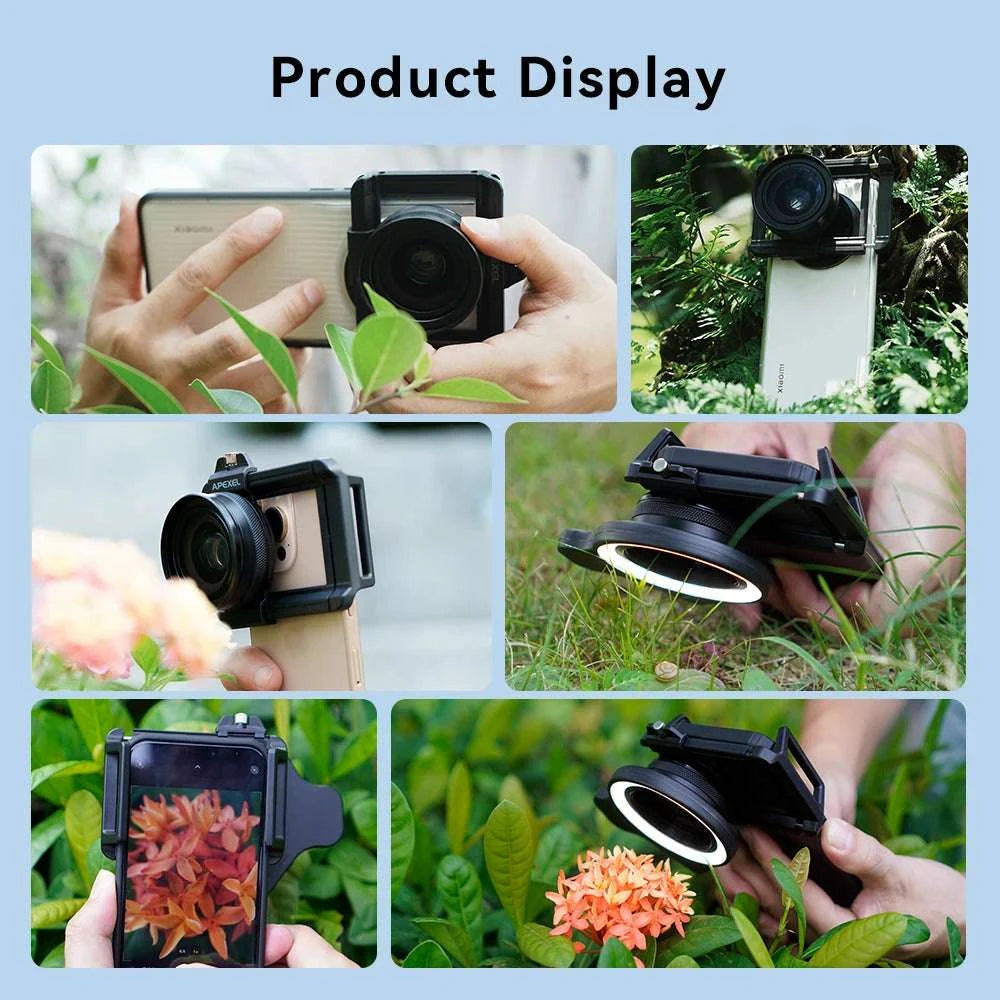 10–20X Macro Phone Lens with LED Light for iPhone & Android-macro with light