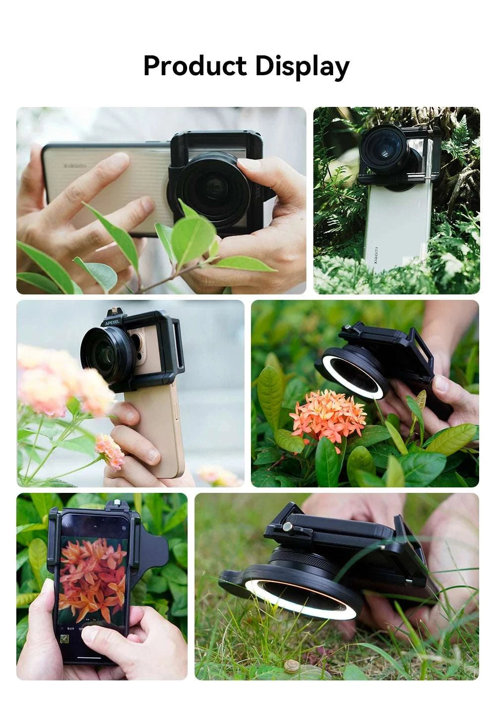 10–20X Macro Phone Lens with LED Light for iPhone & Android-macro with light